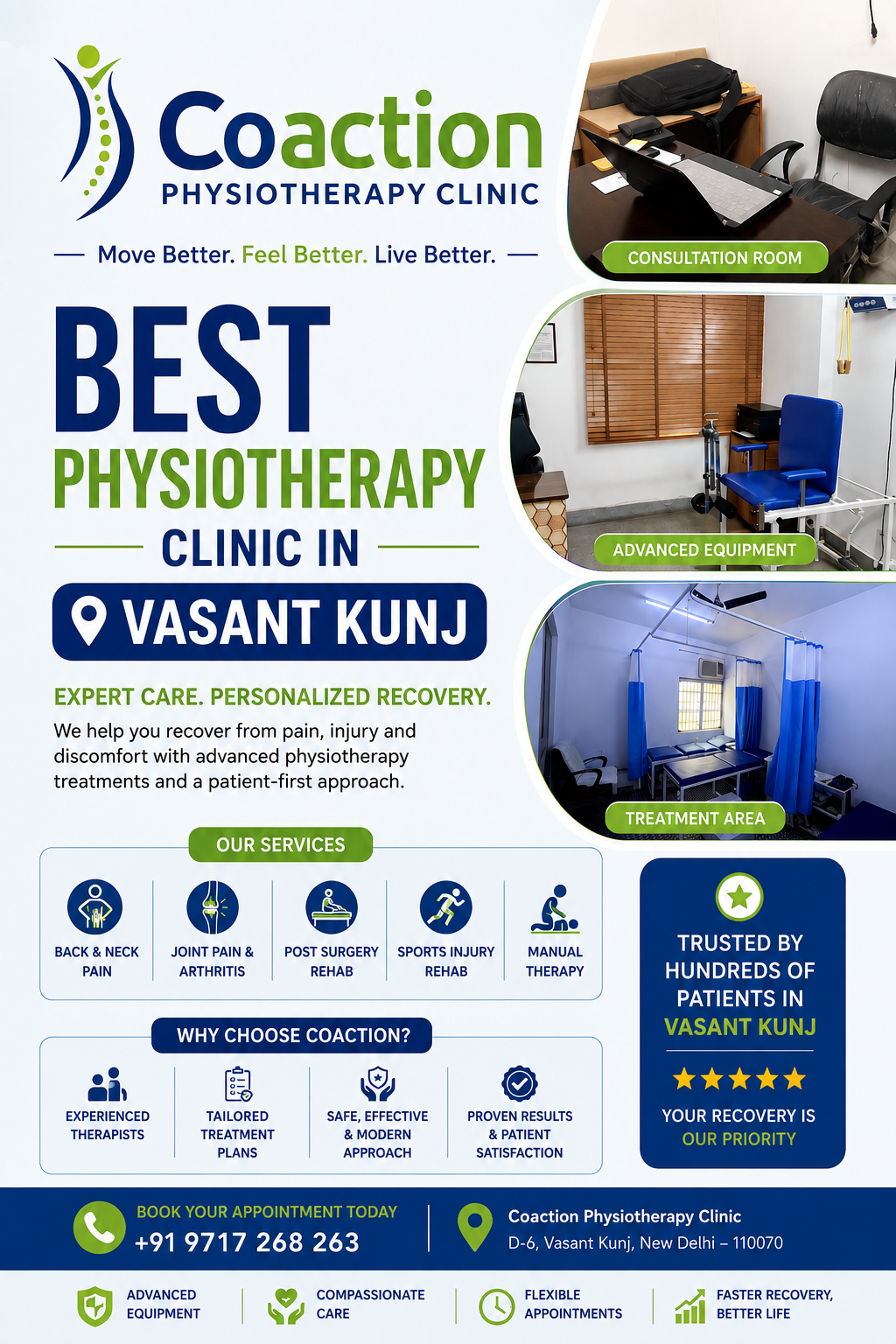 Physiotherapy Clinic in Vasant Kunj