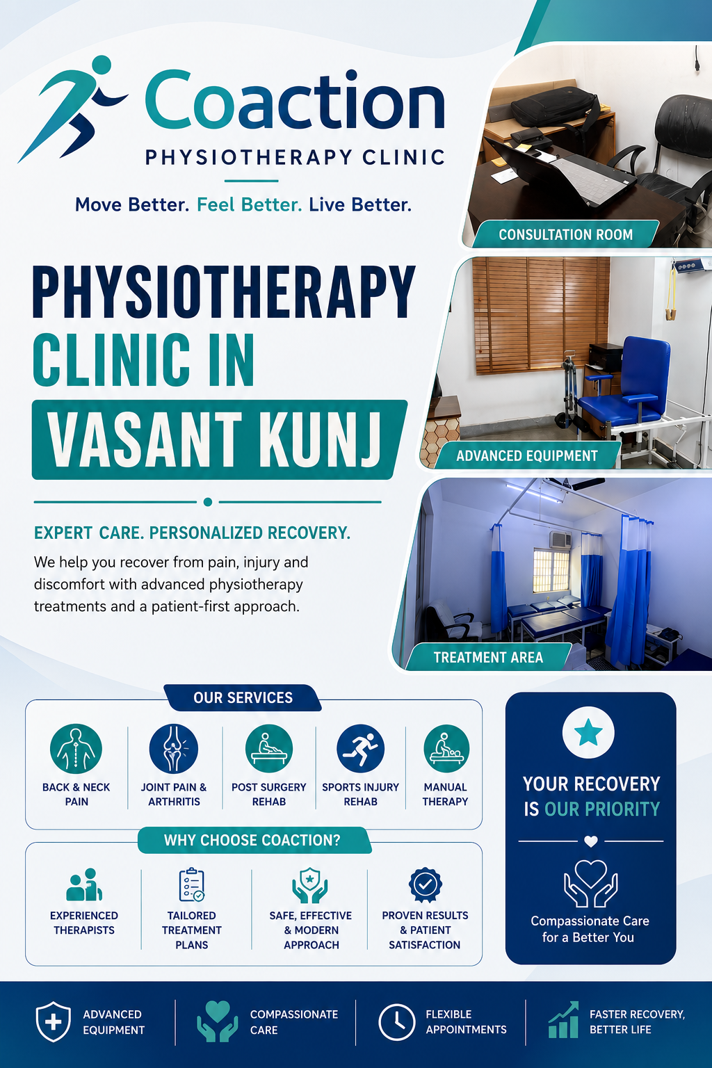 Physiotherapy Clinic in Vasant Kunj
